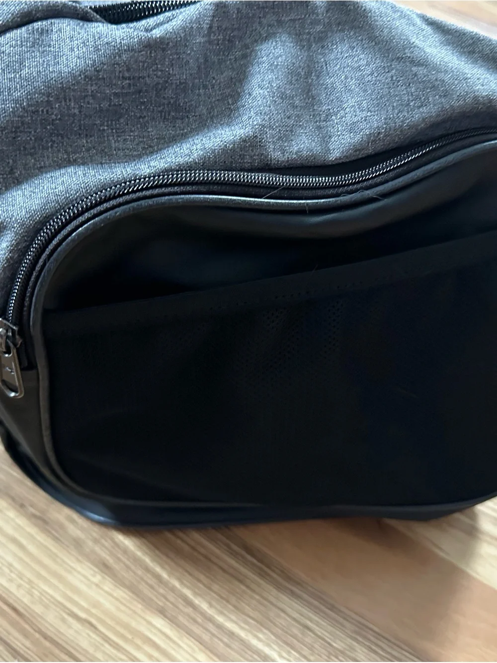 Under Armour Gray Duffel Bag with White Logo